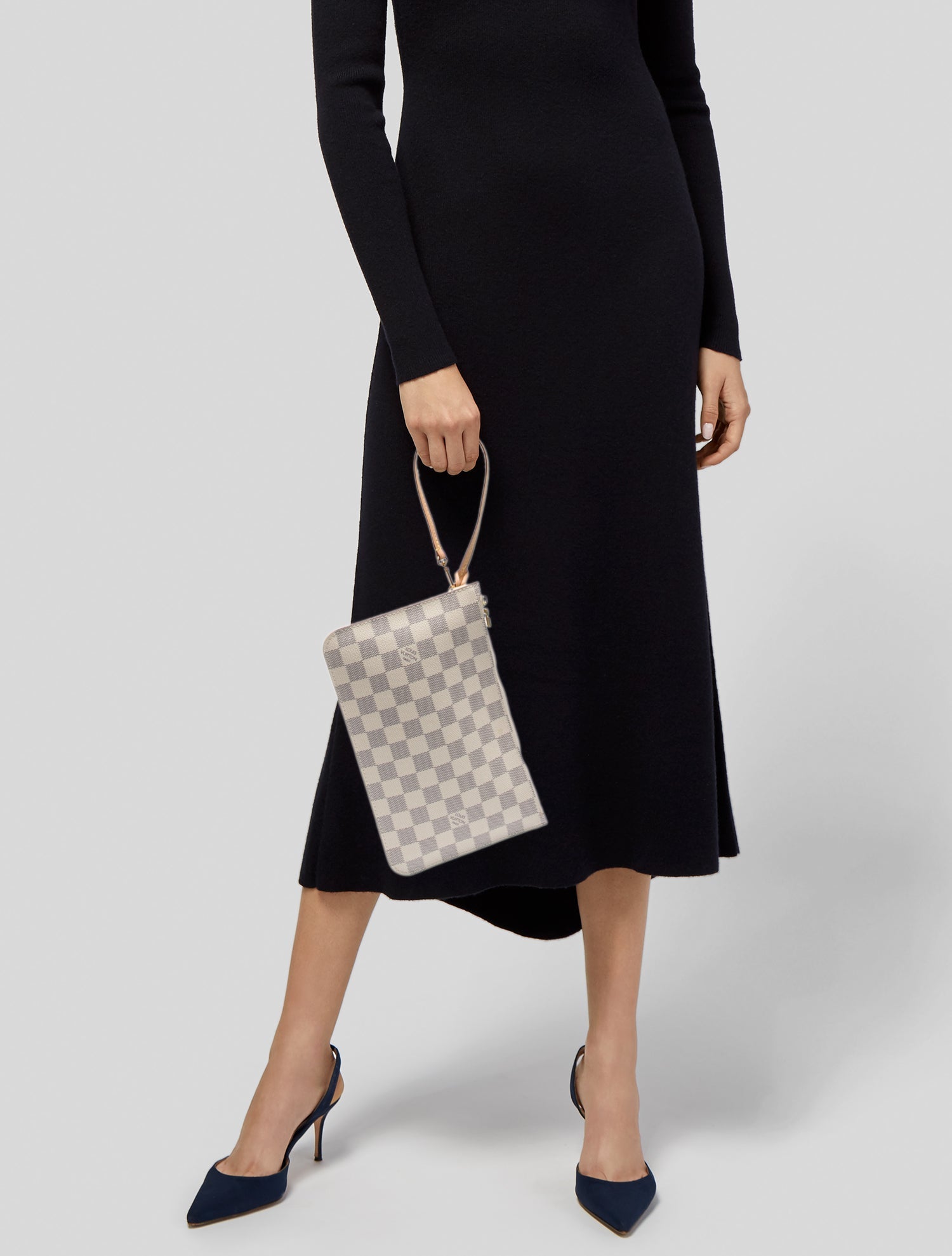 Louis Vuitton Damier Azur Neverfull Pouch