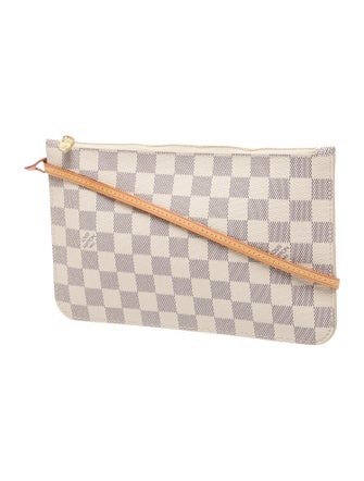 Louis Vuitton Damier Azur Neverfull Pouch