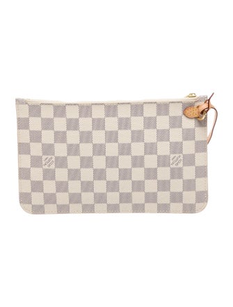 Louis Vuitton Damier Azur Neverfull Pouch