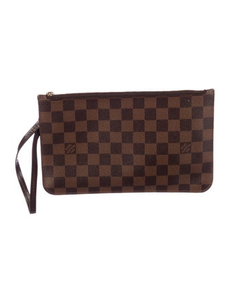 Louis Vuitton Damier Ebene Neverfull Pouch