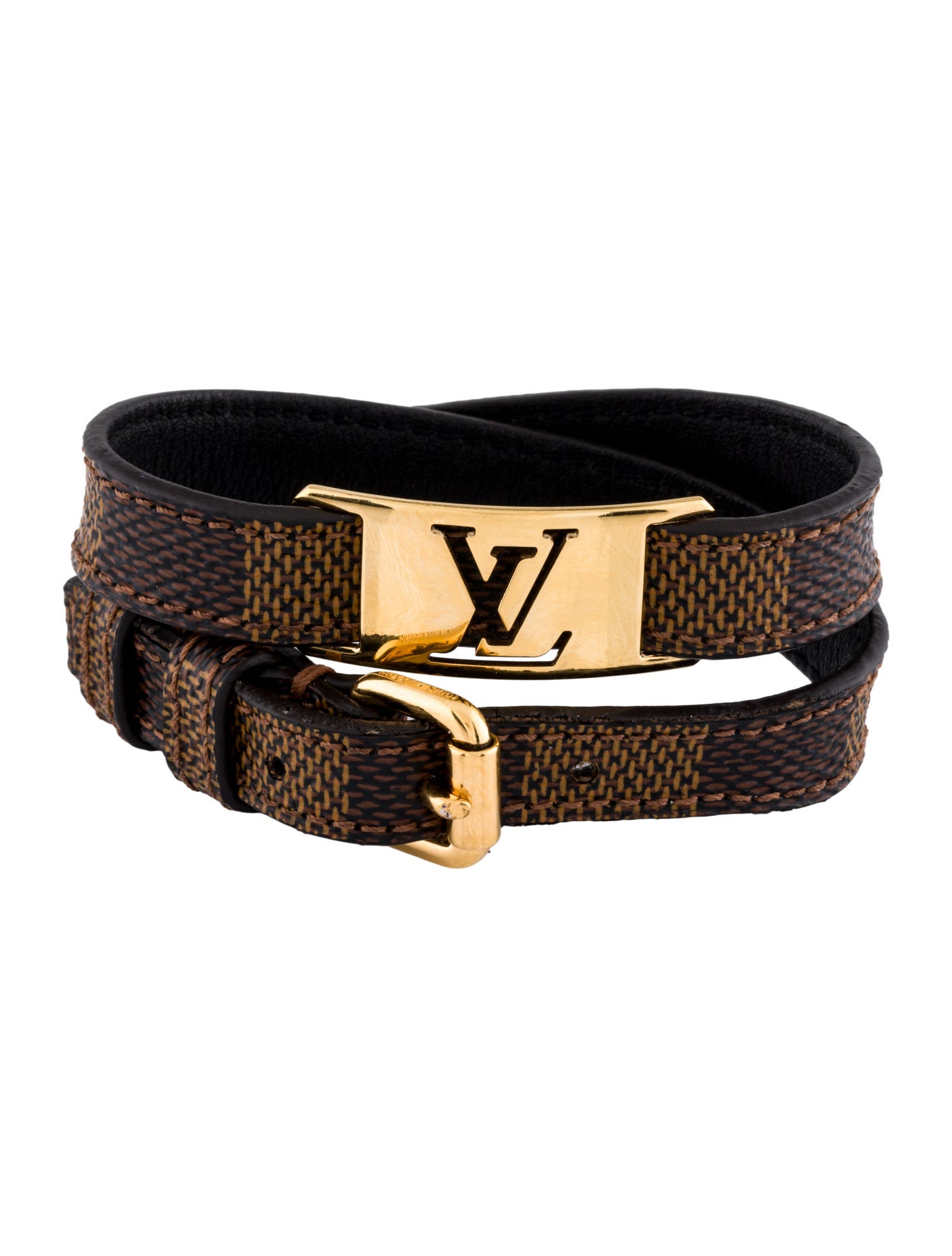 Louis Vuitton Sign It Damier Double Wrap Bracelet