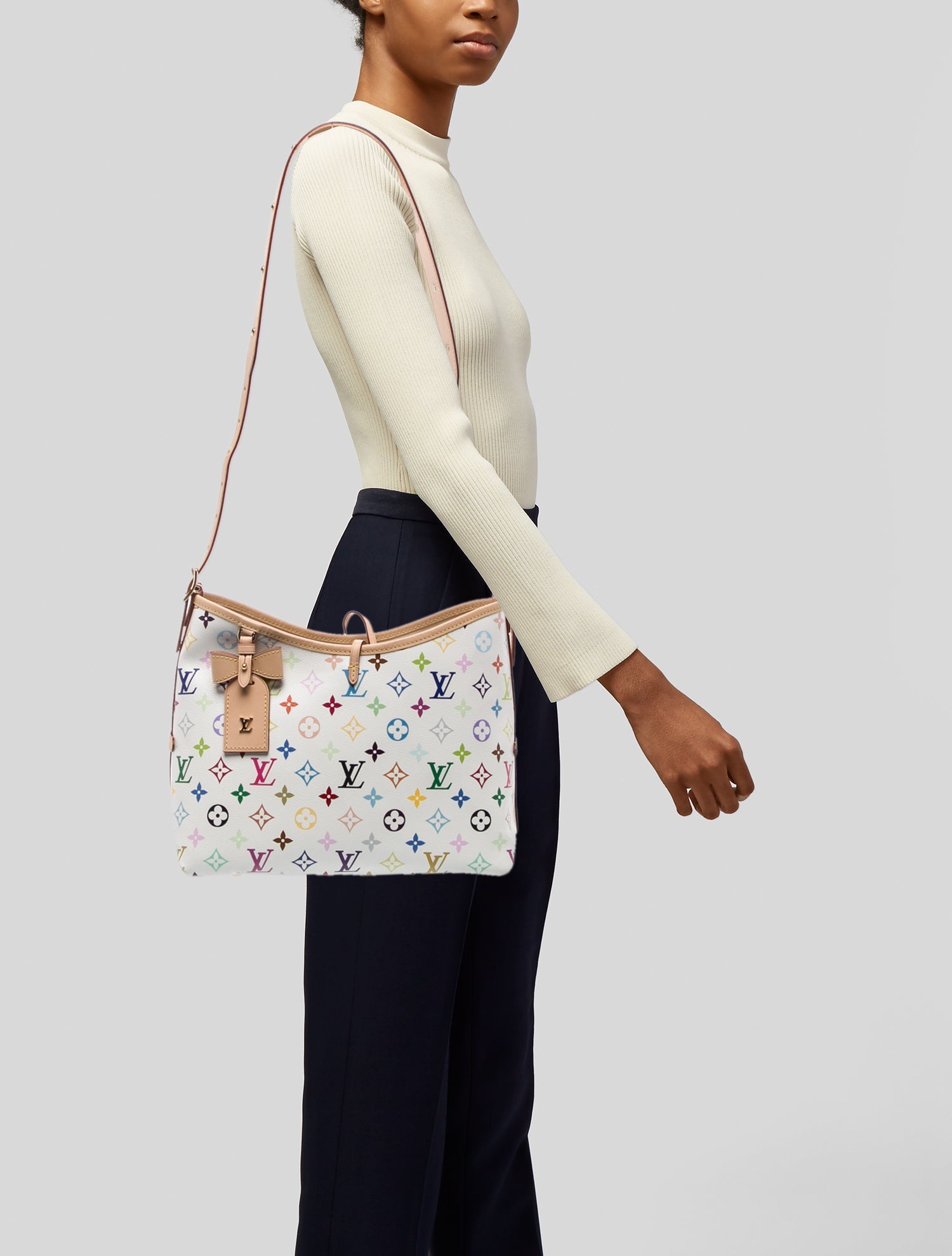 Louis Vuitton Multicolore Monogram x Takashi Murakami Carryall PM 2025