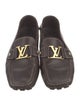 Louis Vuitton LV Logo Montecarlo Leather Moccasins
