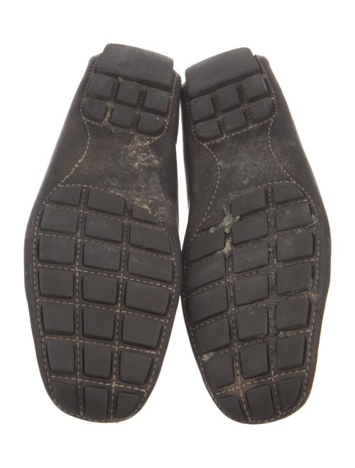 Louis Vuitton LV Logo Montecarlo Leather Moccasins