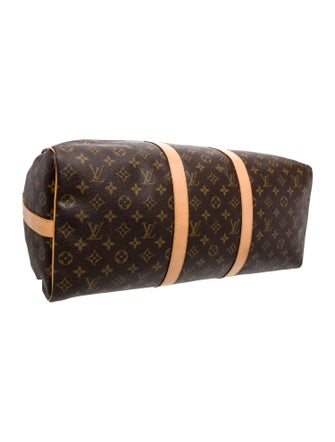 Louis Vuitton Monogram Keepall Bandouliere 50 Duffle Bag