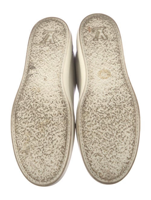 Louis Vuitton Leather Colorblock Pattern Sneakers