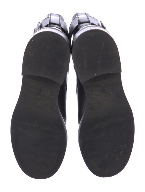 Louis Vuitton Leather Combat Boots