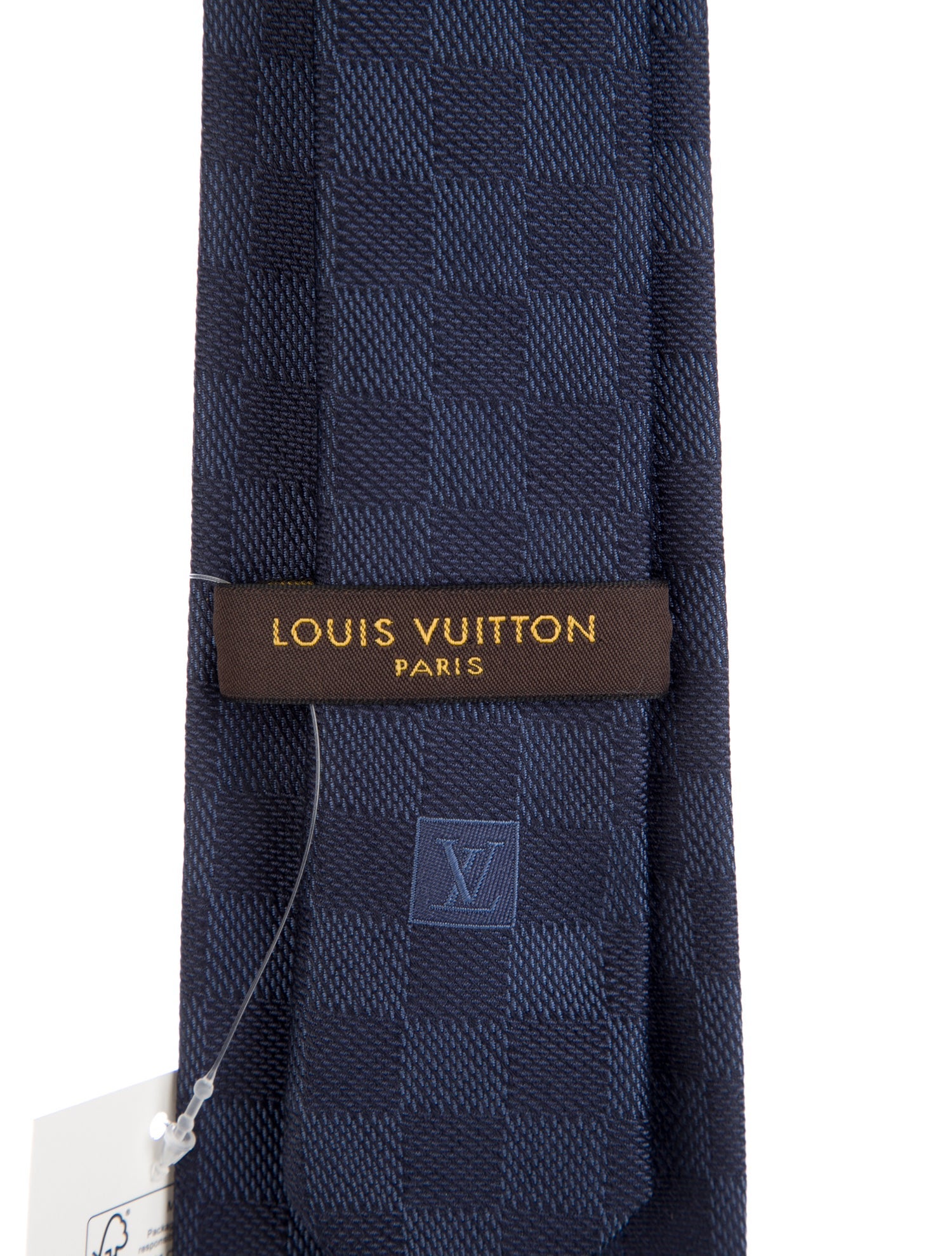 Louis Vuitton Silk Checkered Tie