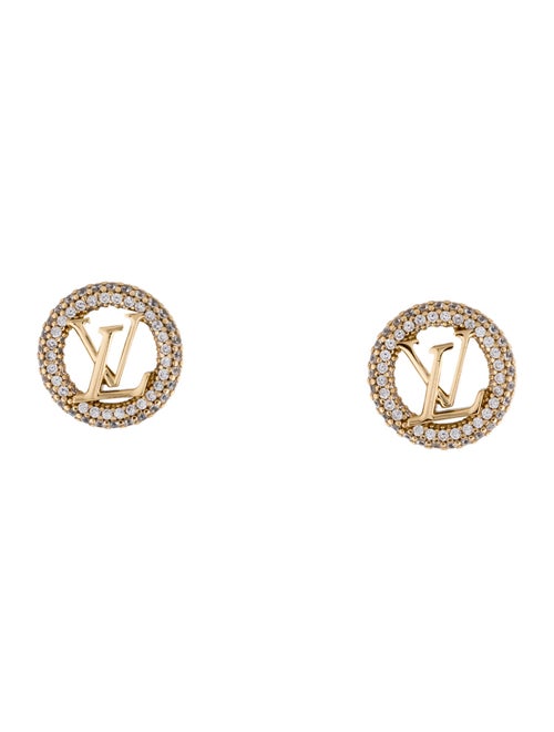 Louis Vuitton Crystal Louise By Night Stud Earrings