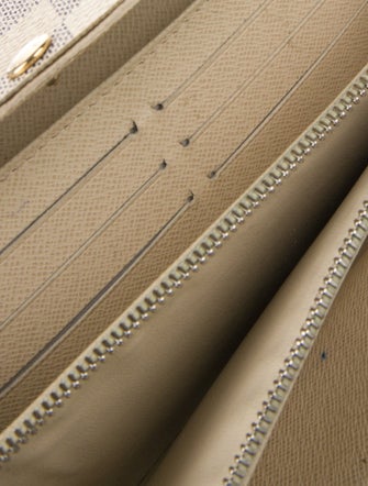 Louis Vuitton Damier Azur Pattern Coated Canvas Sarah Wallet