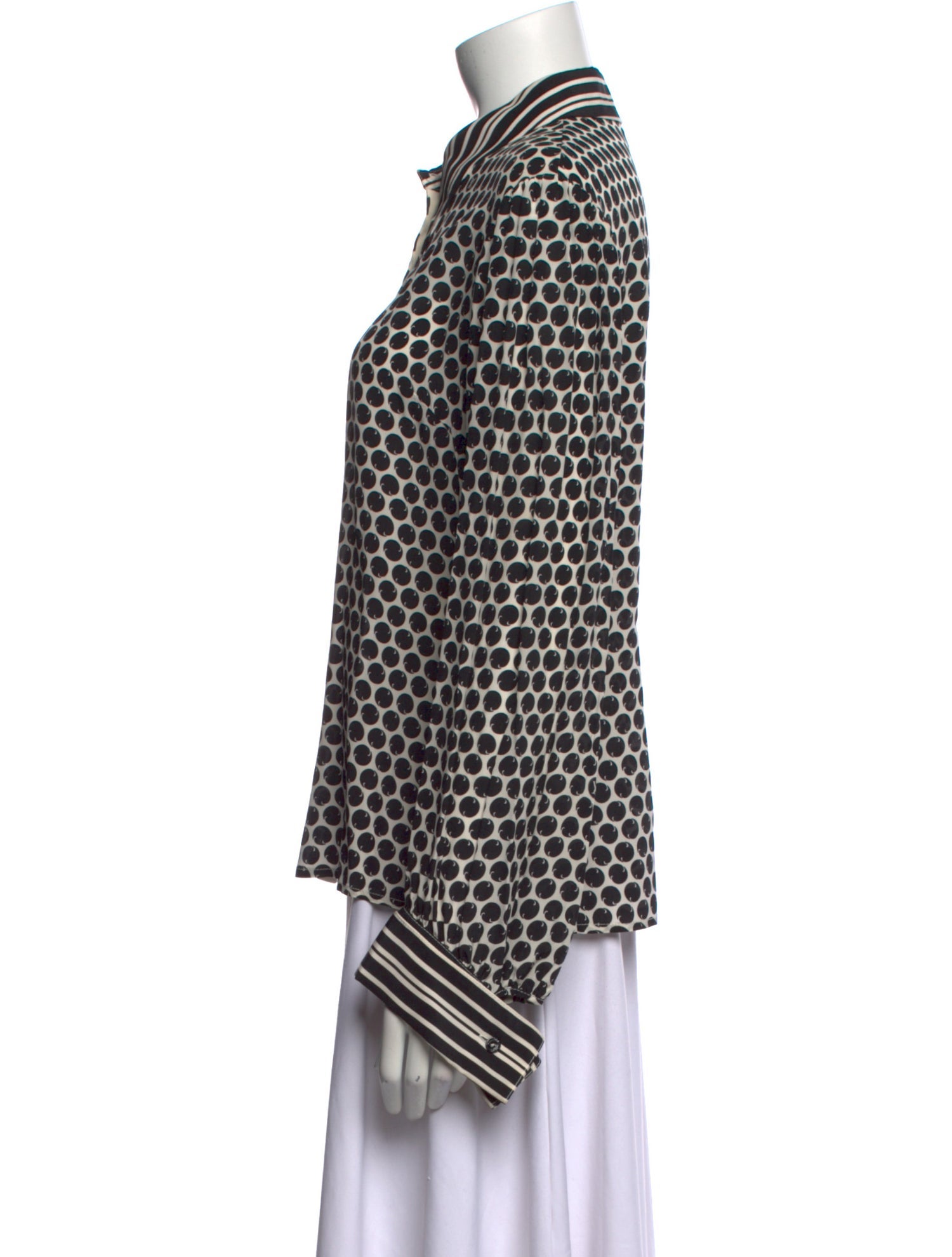 Louis Vuitton 2019 Silk Button-Up Top