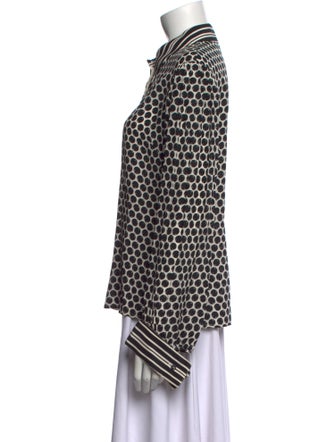 Louis Vuitton 2019 Silk Button-Up Top