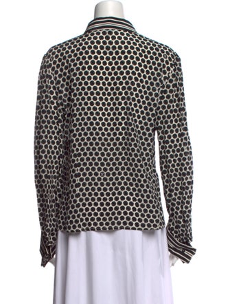 Louis Vuitton 2019 Silk Button-Up Top