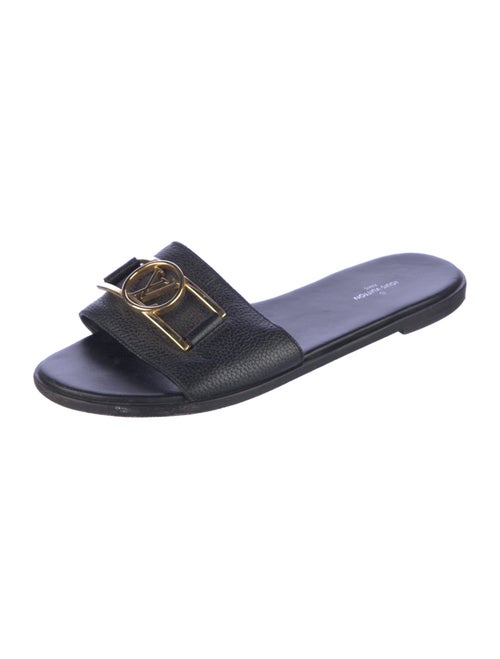 Louis Vuitton Monogram Pattern Leather Slides
