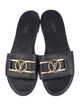 Louis Vuitton Monogram Pattern Leather Slides