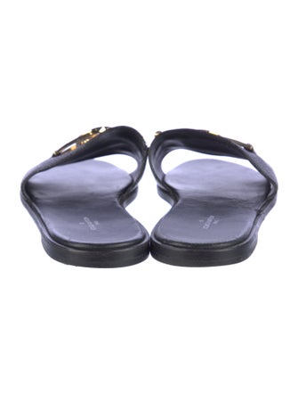 Louis Vuitton Monogram Pattern Leather Slides