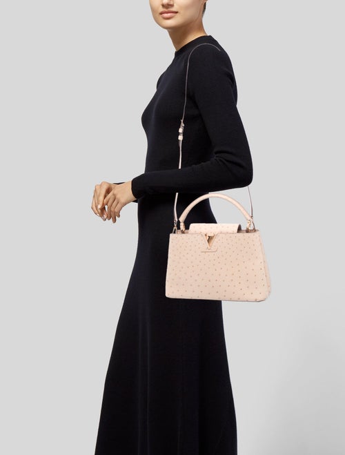 Louis Vuitton Ostrich Capucines PM