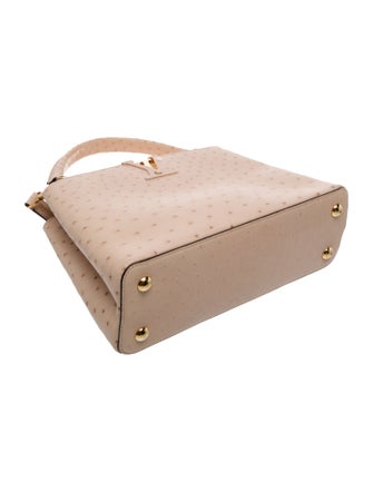 Louis Vuitton Ostrich Capucines PM