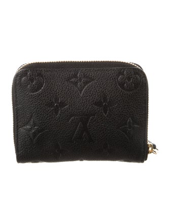 Louis Vuitton LV Monogram Empreinte Leather Zippy Coin Purse