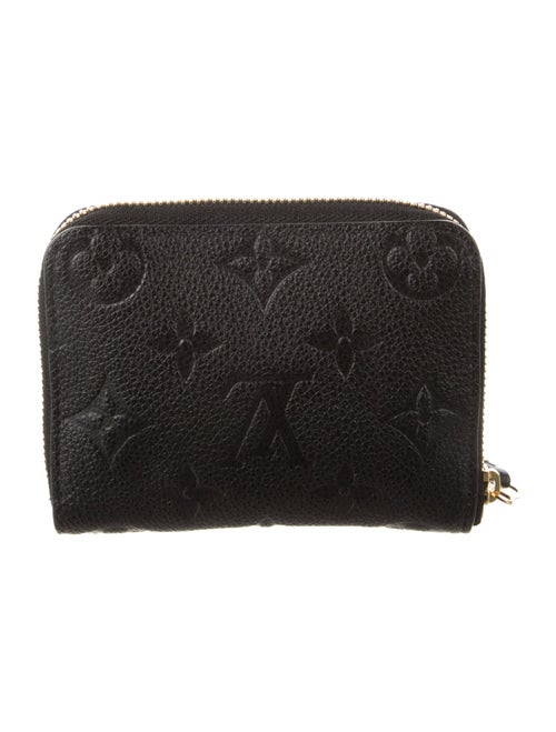 Louis Vuitton LV Monogram Empreinte Leather Zippy Coin Purse