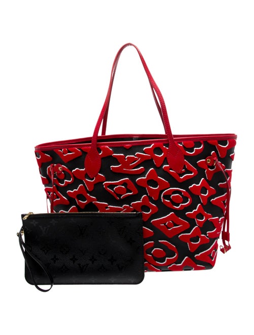 Louis Vuitton LV Monogram Neverfull w/Pouch MM