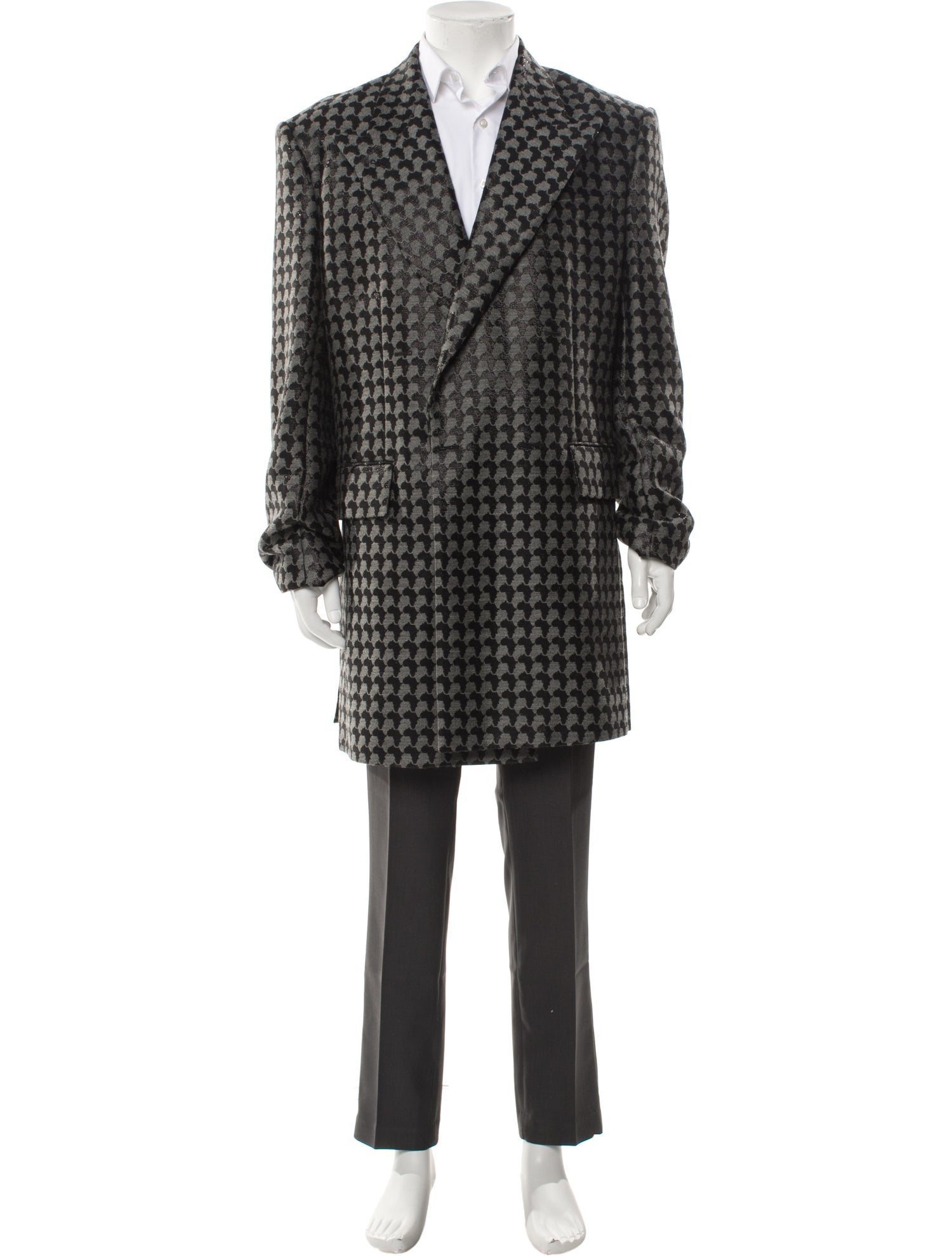 Louis Vuitton 2019 Louis Vuitton 2019 Africa Houndstooth Overcoat Overcoat w/ Tags