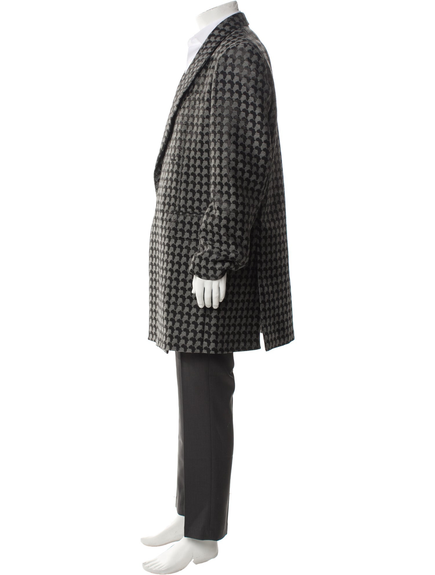 Louis Vuitton 2019 Louis Vuitton 2019 Africa Houndstooth Overcoat Overcoat w/ Tags