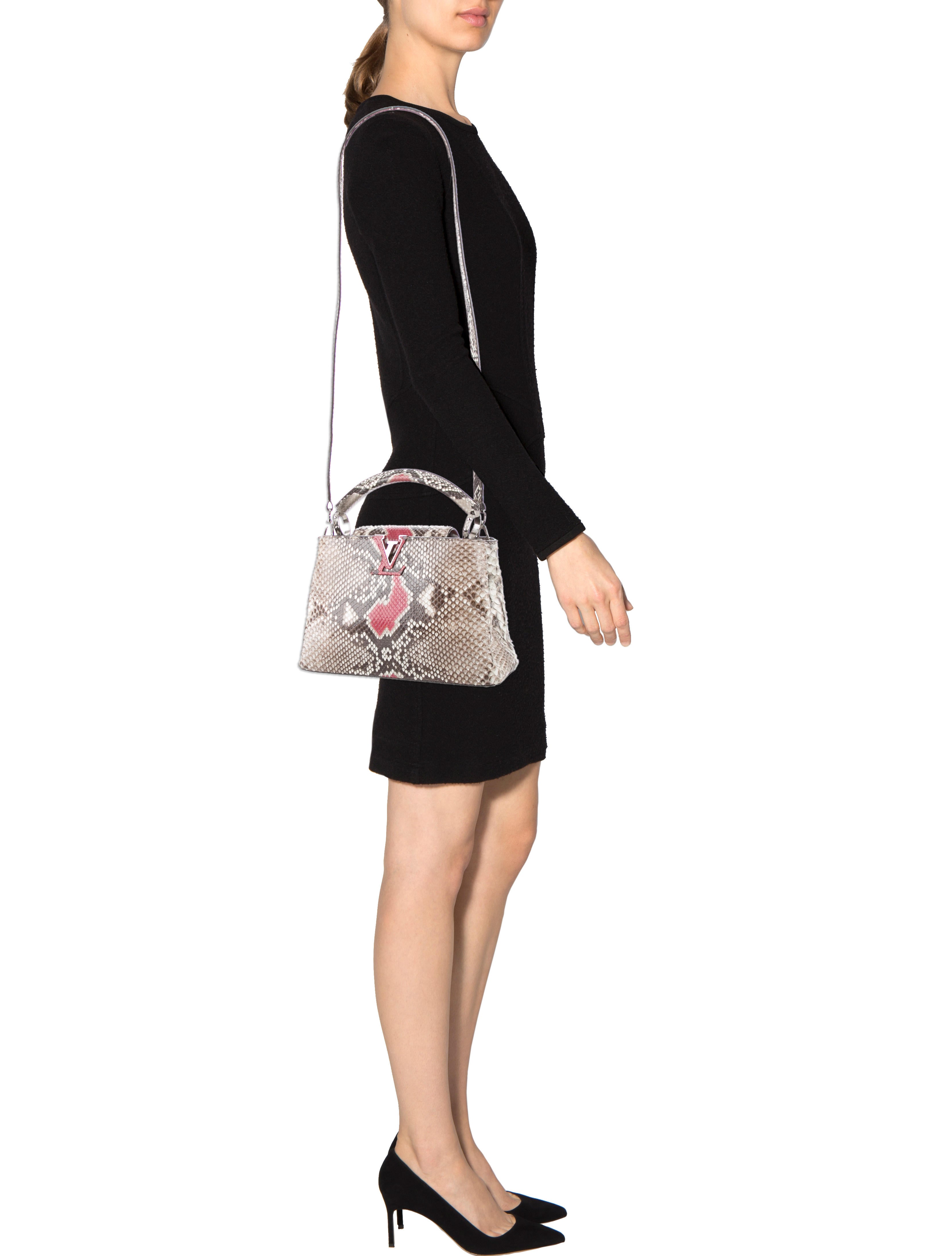 Louis Vuitton Python Capucines BB