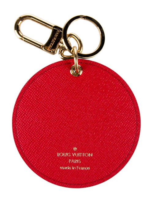 Louis Vuitton 2019 Monogram Illustrè Christmas Paris Vivienne Bag Charm Keychain
