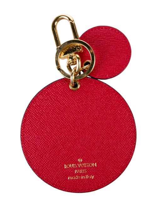 Louis Vuitton 2019 Monogram Denim Patchwork Porte-Cle Bag Charm