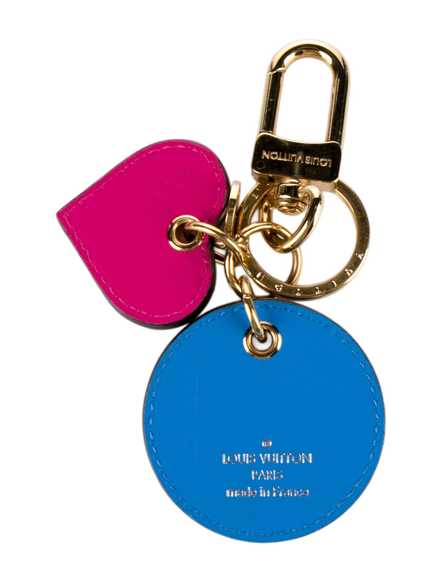 Louis Vuitton 2020 Valentine's Heart Bag Charm Keychain
