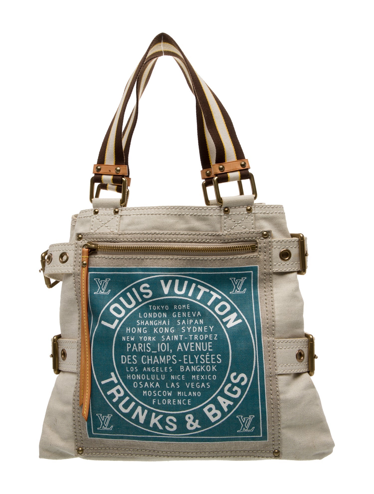 Louis Vuitton Canvas Globe Shopper Cabas MM