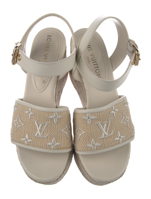 Louis Vuitton LV Monogram Leather Espadrilles