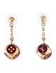 Louis Vuitton Enaml Dice Drop Earrings