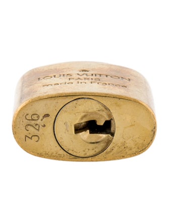 Louis Vuitton Brass Lock & Key Set