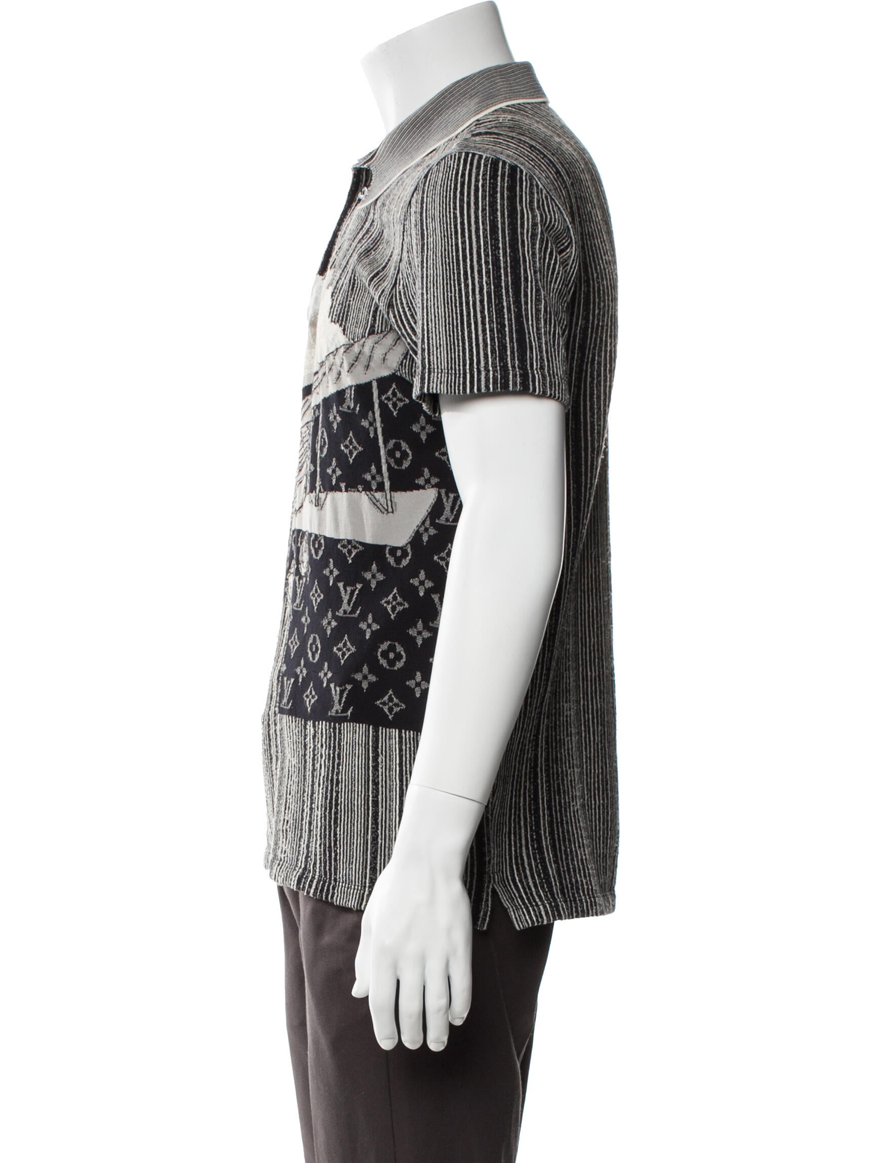 Louis Vuitton 2017 LV Monogram Polo Shirt