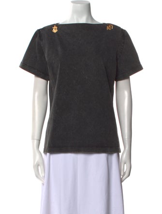 Louis Vuitton 2024 Bateau Neckline T-Shirt