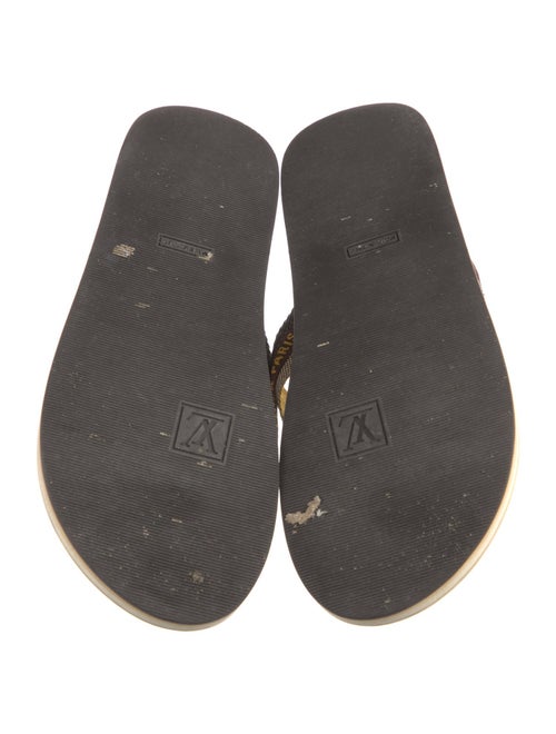 Louis Vuitton Printed Flip Flops