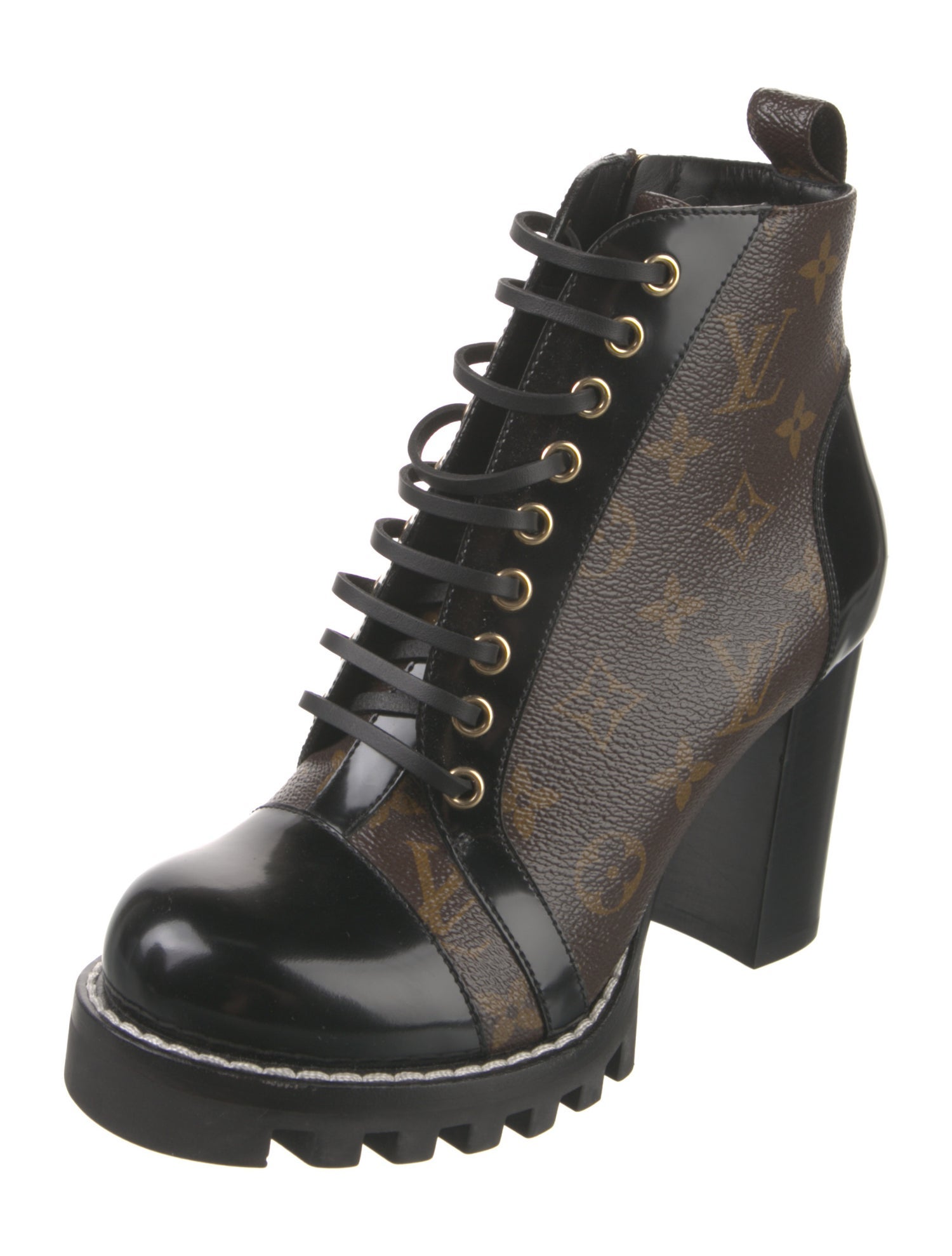 Louis Vuitton LV Monogram Combat Boots