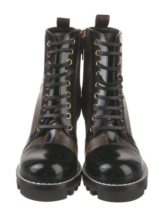 Louis Vuitton LV Monogram Combat Boots