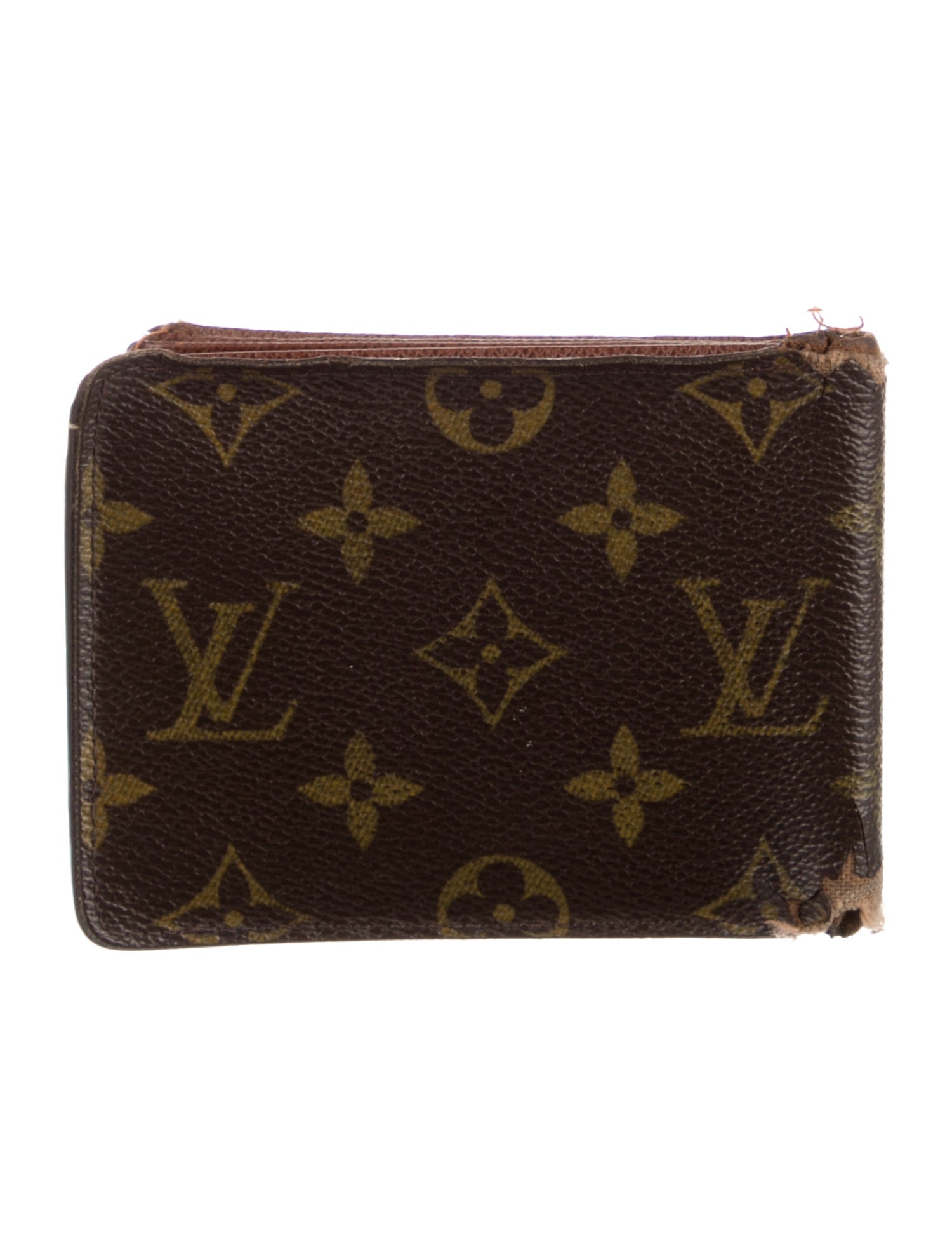 Louis Vuitton LV Monogram Coated Canvas Bifold Wallet