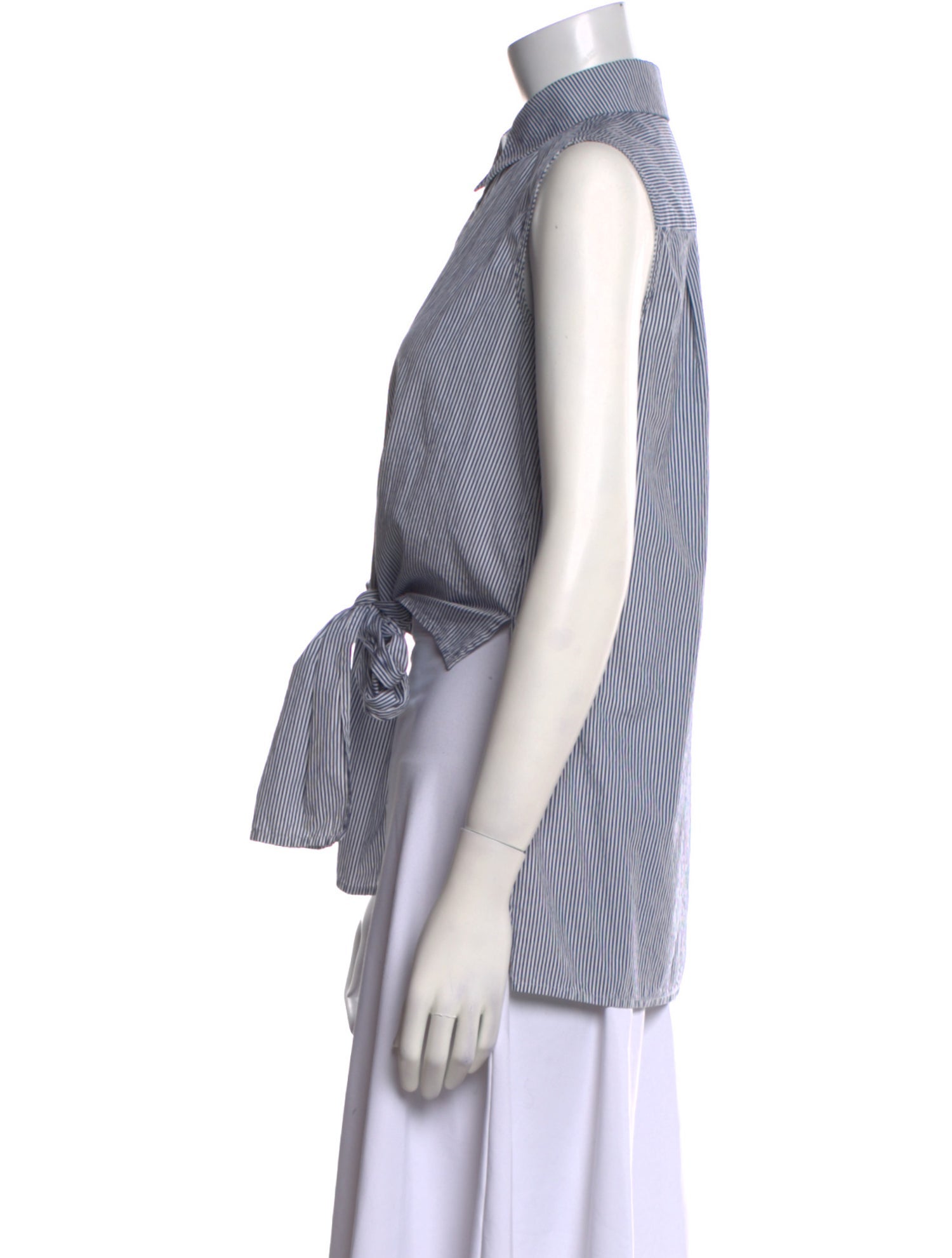 Louis Vuitton Striped Sleeveless Top