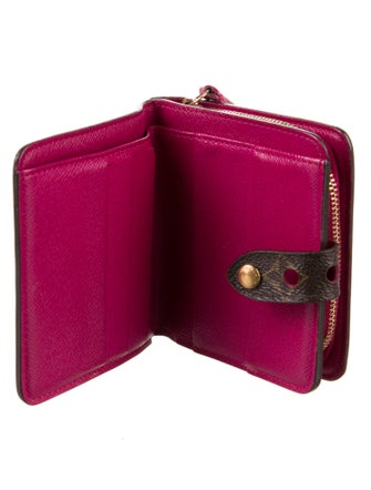 Louis Vuitton LV Monogram Coated Canvas Compact Zippé Wallet