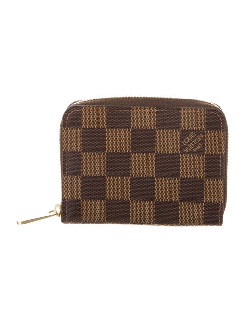 Louis Vuitton 2019 Damier Ebene Pattern Zippy Coin Purse
