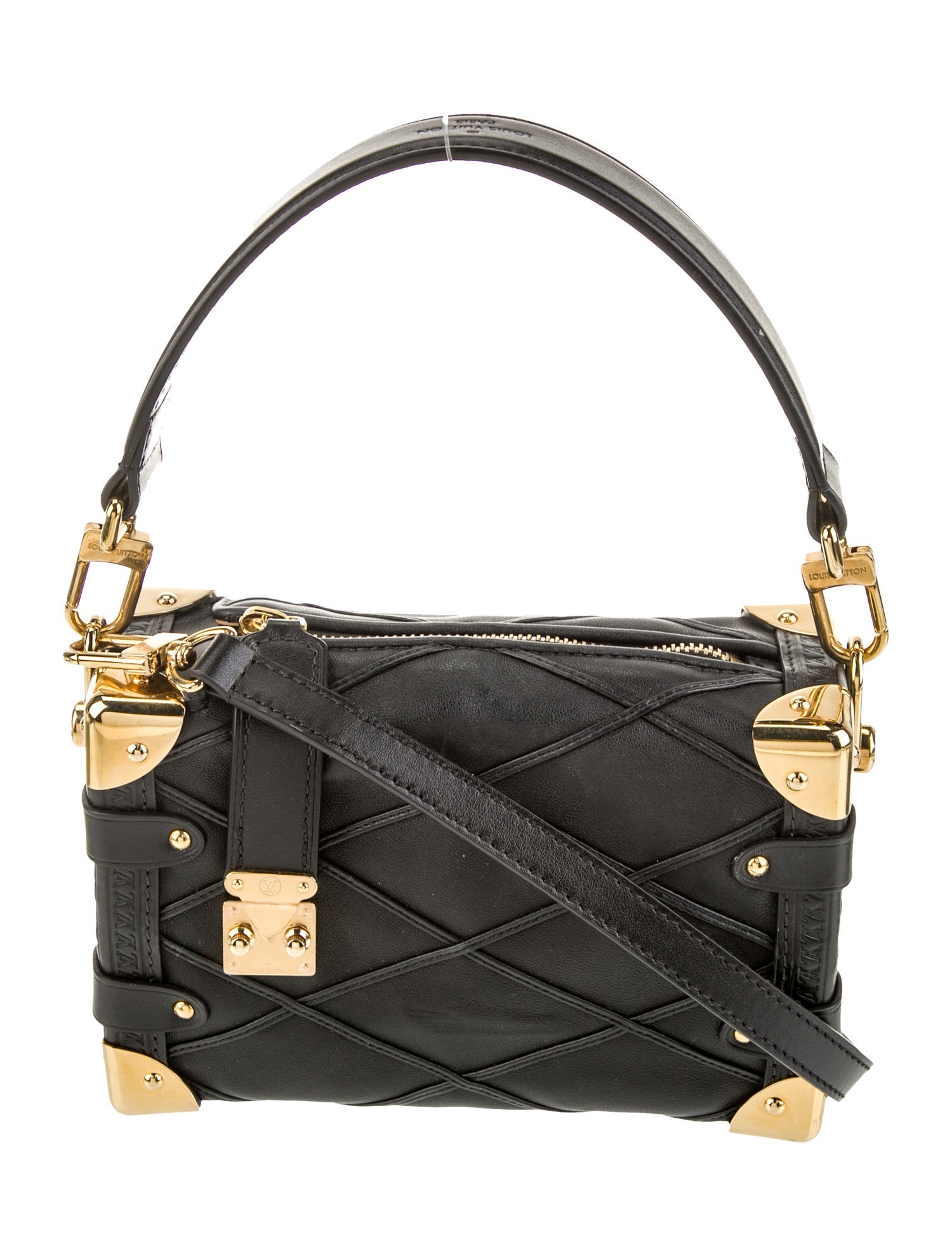 Louis Vuitton LV Monogram Malletage Side Trunk PM