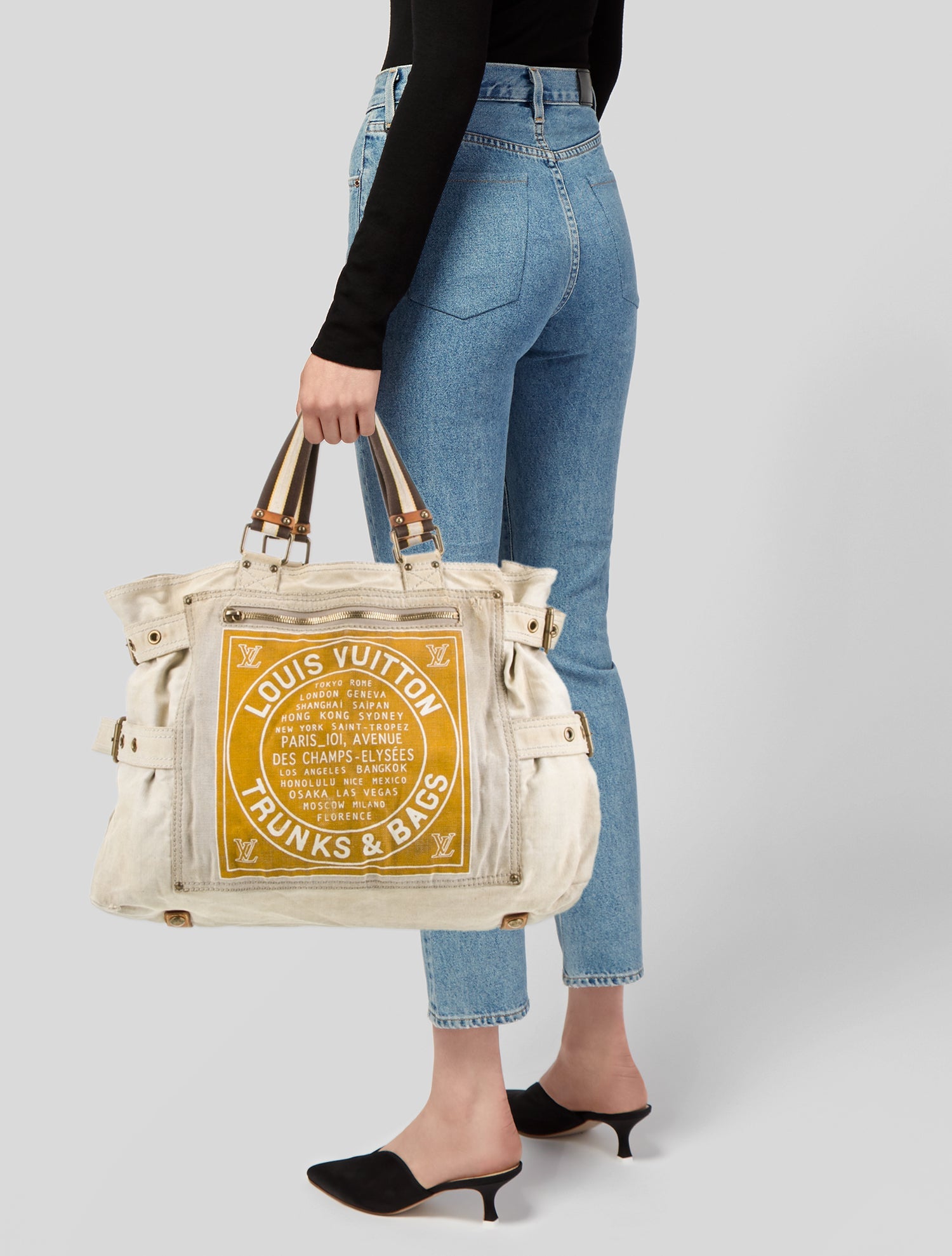 Louis Vuitton Canvas Globe Shopper GM