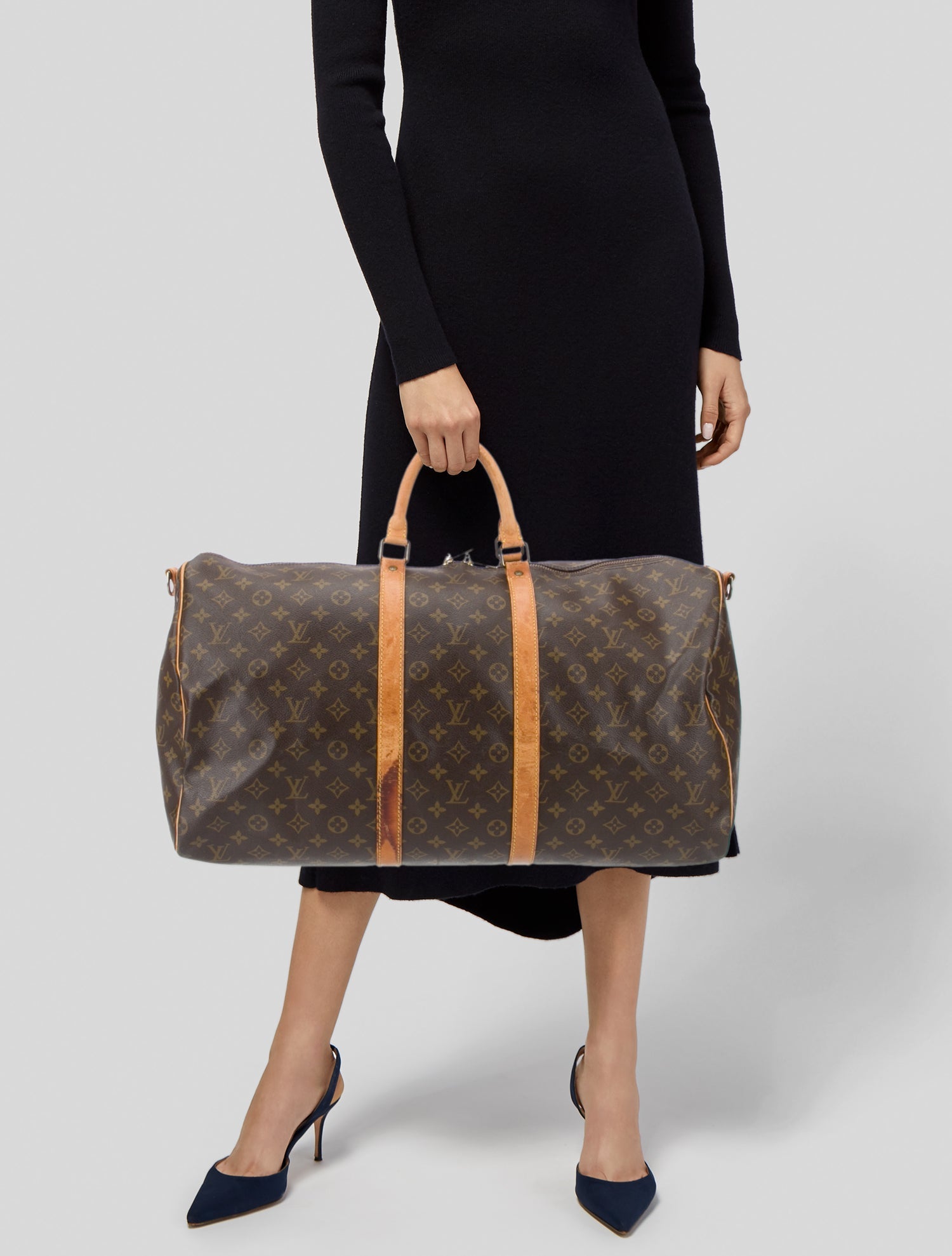Louis Vuitton LV Monogram Keepall 55