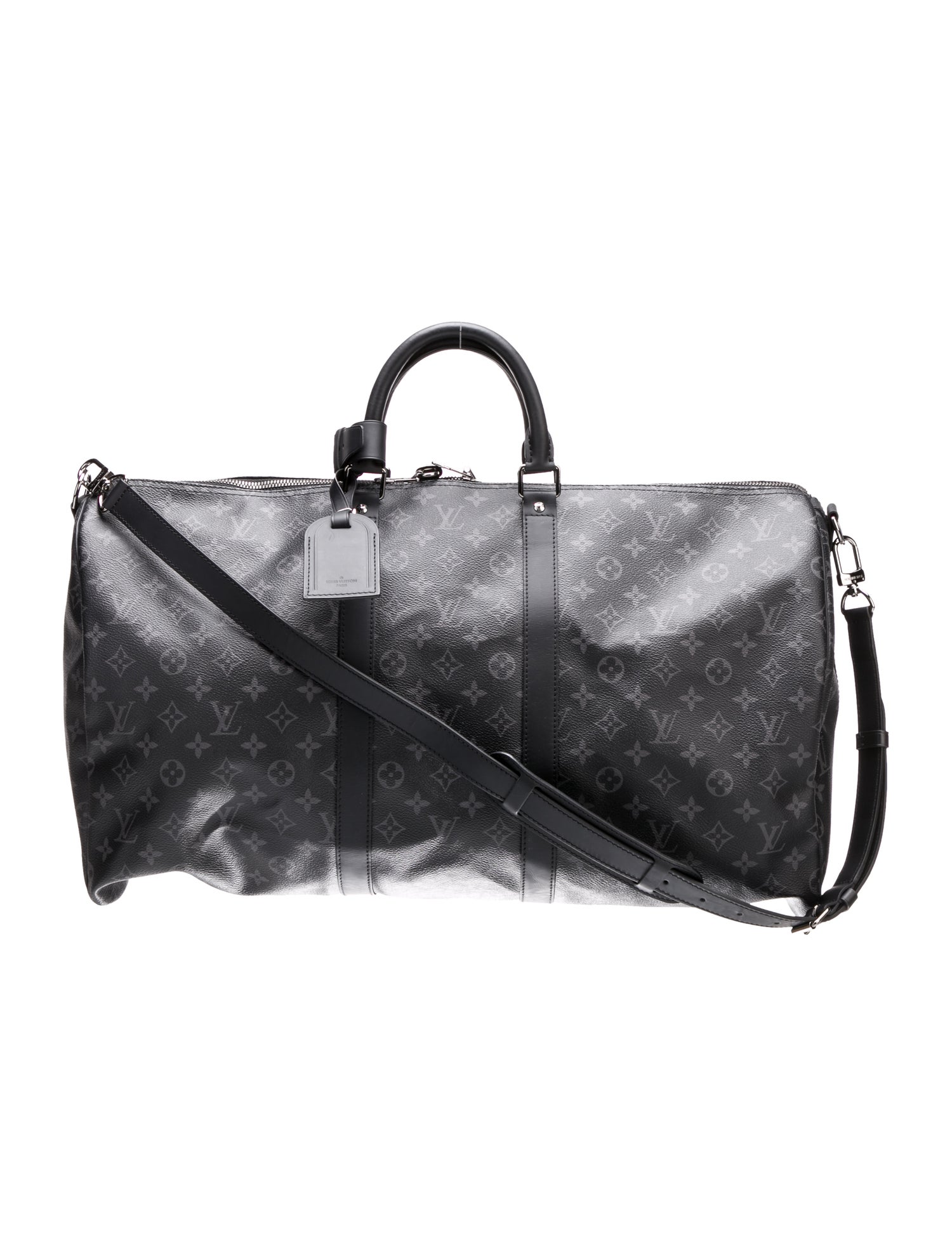 Louis Vuitton Monogram Eclipse Keepall Bandouliere 55