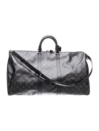 Louis Vuitton Monogram Eclipse Keepall Bandouliere 55