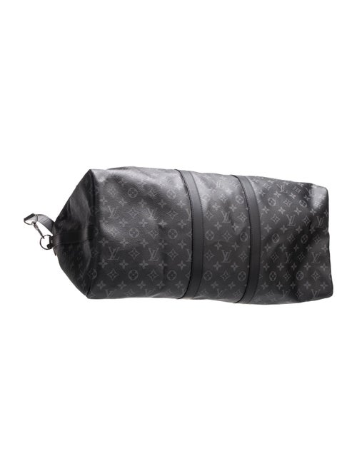 Louis Vuitton Monogram Eclipse Keepall Bandouliere 55